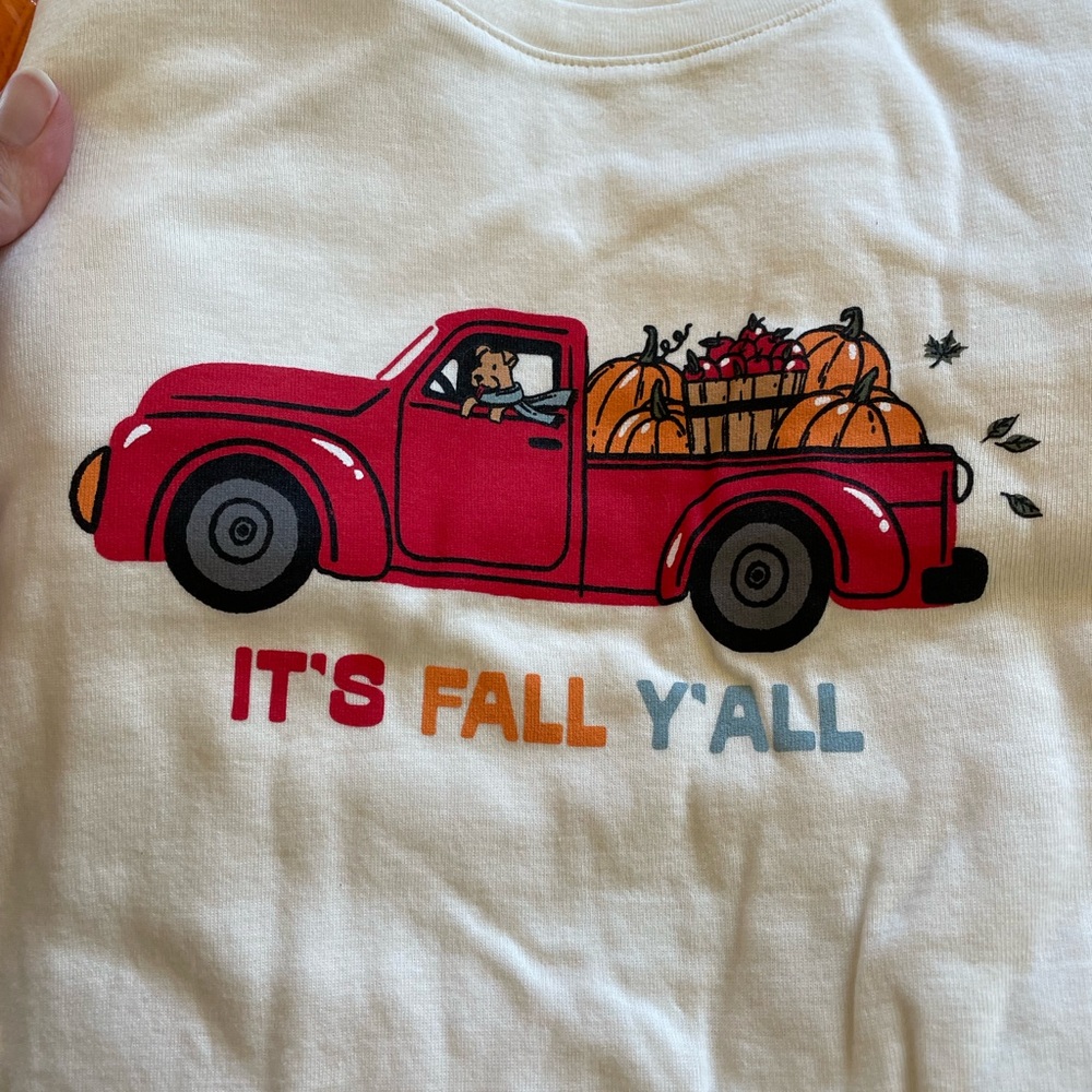 Maternity cotton fall pajama set-2 piece - Picture 1 of 4